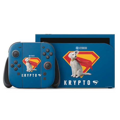 Superman 2025 Krypto the Super Dog Nintendo Switch 2 (2025) with Joy-Con Skin